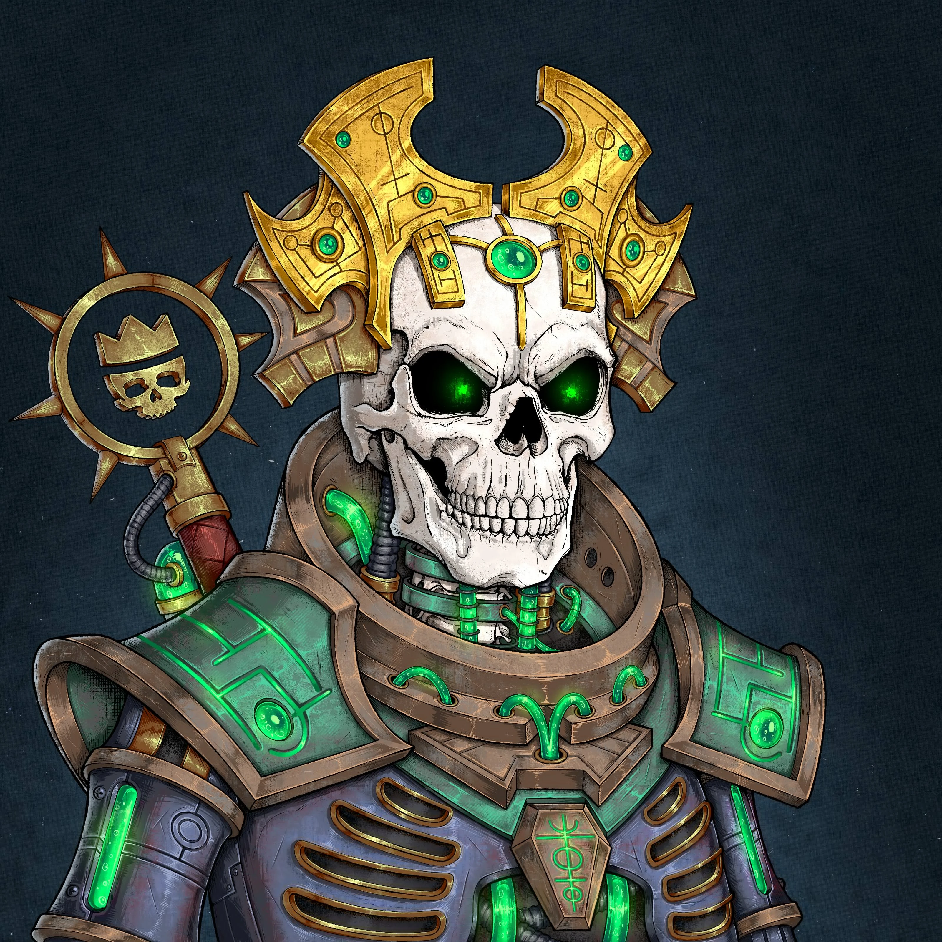 The Necron King by Tripp